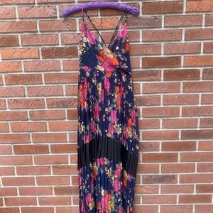 Lucca Navy Floral Maxi Dress